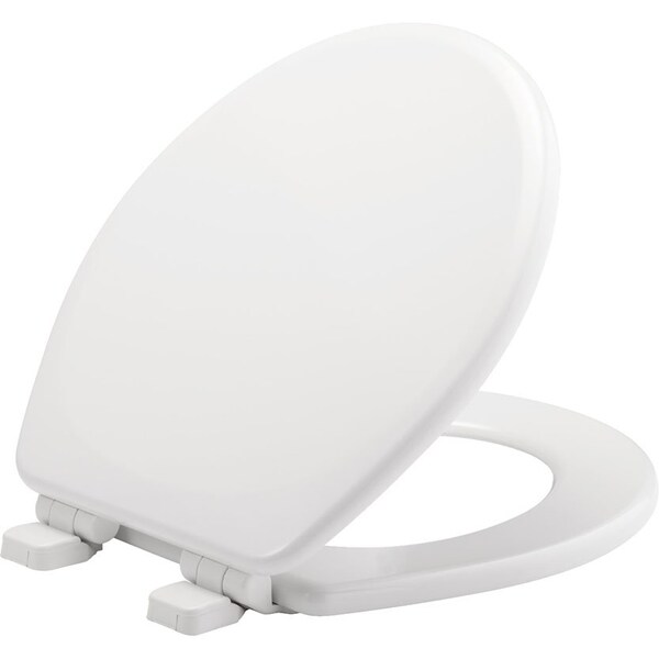Bemis SEAT TOILET MLDWOOD RND WHITE 43SLOW000 Zoro